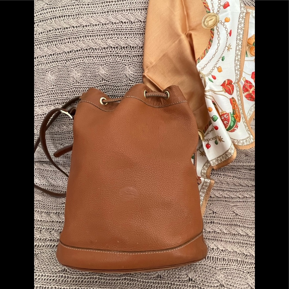 Longchamp bucket shoulder bag